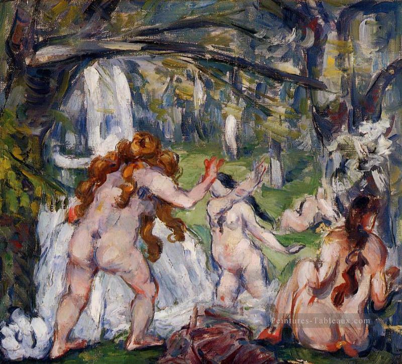 Trois baigneurs Paul Cézanne Peintures à l'huile